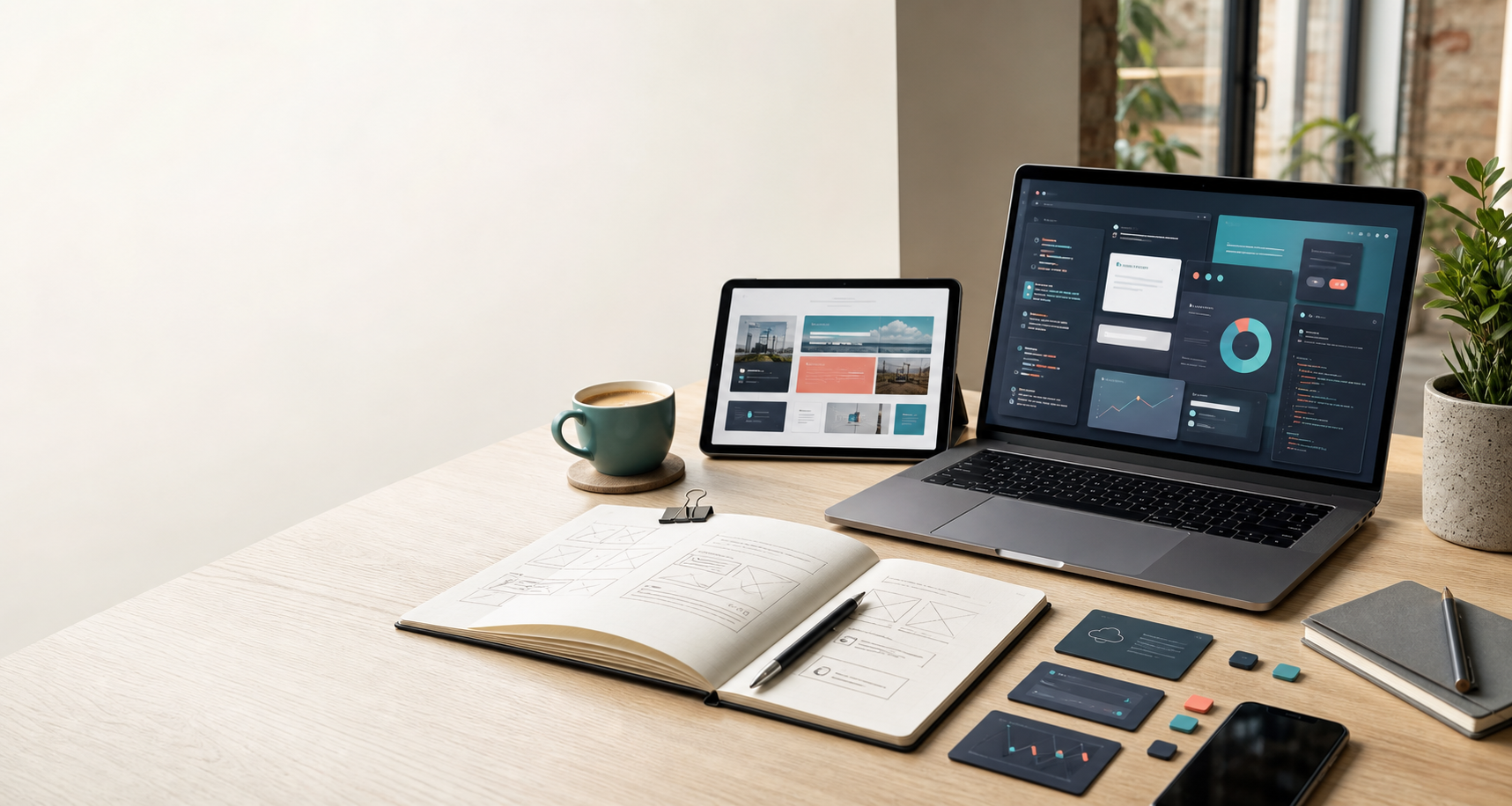 Workspace digitale per sviluppo di siti web e software personalizzati